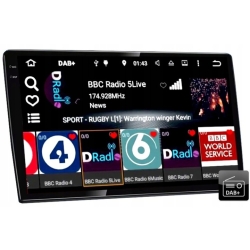 RADIO GPS 9 CALI 2 DIN ANDROID CARPLAY WIFI BLUETOOTH USB 4GB 64GB QLED PO ZWROCIE