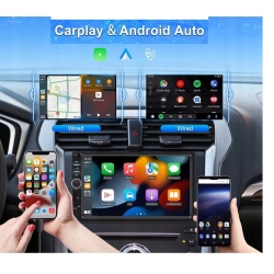 RADIO 2 DIN AUDI A6 C5 1997-2004 ANDROID AUTO CARPLAY KAMERA USB AUX BT PO ZWROCIE