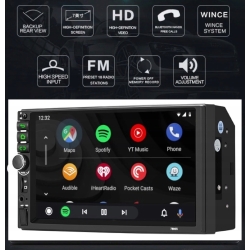 RADIO 2 DIN AUDI A6 C5 1997-2004 ANDROID AUTO CARPLAY KAMERA USB AUX BT PO ZWROCIE