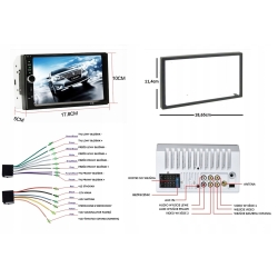 RADIO 2 DIN AUDI A6 C5 1997-2004 ANDROID AUTO CARPLAY KAMERA USB AUX BT PO ZWROCIE
