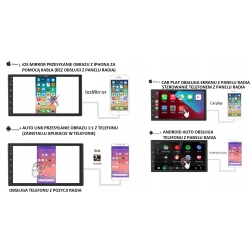 RADIO ANDROID AUTO CARPLAY RDS MP3 MP5 SEAT ALTEA TOLEDO 2004-2015 PO ZWROCIE
