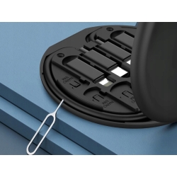 ZESTAW ADAPTERÓW 5w1 SZPILKA DO TELEFONU W ETUI USB-C MICRO USB USB TYP A