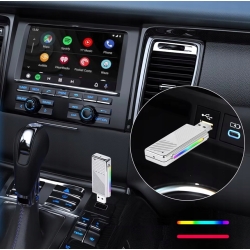 BEZPRZEWODOWY ADAPTER SAMOCHODOWY APPLE CARPLAY ANDROID AUTO DONGLE USB/C