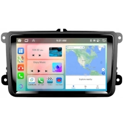 RADIO ANDROID AUTO CARPLAY SKODA OCTAVIA II 2004 - 2015 WIFI USB 6GB 128GB