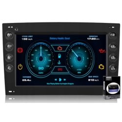 RADIO ANDROID NAWIGACJA RENAULT MEGAN 2002-2009 USB CARPLAY BT 2/64GB