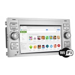 RADIO ANDROID GPS WIFI BT FORD KUGA S-MAX C-MAX CARPLAY WIFI USB 4/64GB PO ZWROCIE