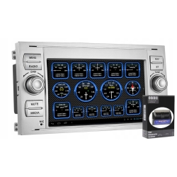 RADIO ANDROID GPS WIFI BT FORD KUGA S-MAX C-MAX CARPLAY WIFI USB 4/64GB PO ZWROCIE
