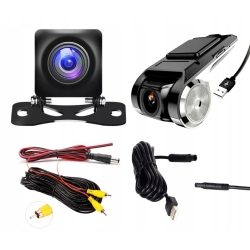KAMERA COFANIA TYŁ AHD REJESTRATOR JAZDY PRZÓD 1280X720P USB ADAS ANDROID