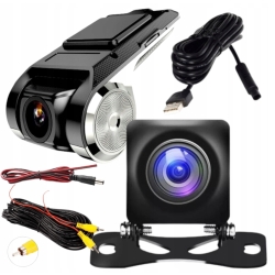 KAMERA COFANIA TYŁ AHD REJESTRATOR JAZDY PRZÓD 1280X720P USB ADAS ANDROID