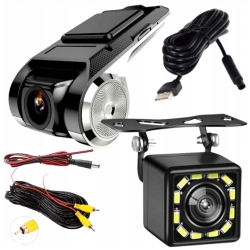 KAMERA COFANIA 12X LED REJESTRATOR JAZDY PRZÓD 1280X720P USB ADAS ANDROID