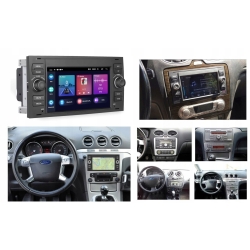 RADIO GPS ANDROID FORD FOCUS KUGA S-MAX C-MAX CARPLAY WIFI BT MP3 1GB 16GB