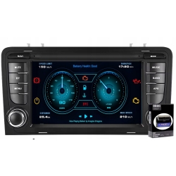 RADIO GSP ANDROID AUDI A3 8P 2003-2012 CARPLAY WIFI USB 4/64GB