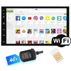 RADIO 2 DIN FIAT DOBLO 2002-2017 ANDROID RDS CARPLAY WIFI USB 8GB 256GB SIM