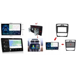 RADIO NAWIGACJA GPS 2 DIN 9 CALI WIFI 4/64GB SIM NOWE Z DEFEKTEM