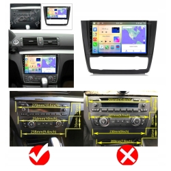 RADIO NAWIGACJA ANDROID BMW 1 E81/E82/E87/E88 WIFI USB GPS CARPLAY 4GB 64GB PO ZWROCIE