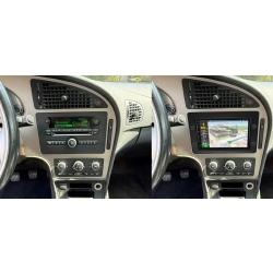 RADIO 2 DIN ANDROID AUTO BLUETOOTH CARPLAY MP3 MP4 SAAB 9-5 2005-2011