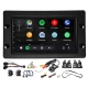 RADIO 2 DIN ANDROID AUTO BLUETOOTH CARPLAY MP3 MP4 SAAB 9-5 2005-2011