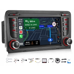 RADIO NAWIGACJA GPS ANDROID AUDI A3 8P 2003-2012 CARPLAY WIFI USB 6GB 128GB