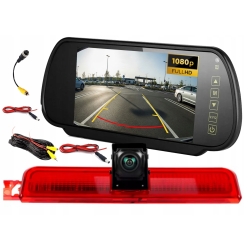 KAMERA COFANIA Z MONITOREM VW CADDY 2003-2015 HD FISHEYE 170 STOPNI