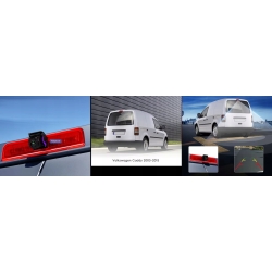 KAMERA COFANIA Z MONITOREM VW CADDY 2003-2015 HD FISHEYE 170 STOPNI