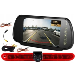 KAMERA COFANIA Z MONITOREM OPEL COMBO 2008-2018 HD FISHEYE 170 STOPNI