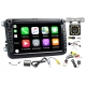 RADIO NAWIGACJA GPS ANDORID VW BORA 2009-2015 WIFI USB 6GB 128GB