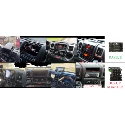 RADIO NAWIGACJA GPS FIAT DUCATO 2015-2023 WIFI CARPLAY USB 2GB 64GB