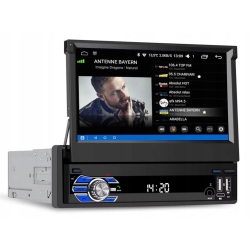 RADIO NAWIGACJA ANDROID 1 DIN GPS CARPLAY WIFI USB RDS BLUETOOTH 4GB 64GB