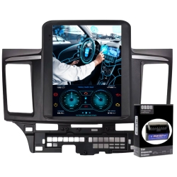 RADIO NAWIGACJA ANDROID MITSUBISHI LANCER 2008-15 USB CARPLAY BT 64GB SIM