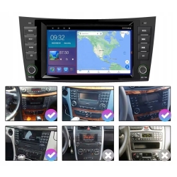 RADIO NAWIGACJA GPS MERCEDES W211 W209 W219 4GB 64GB USB WIFI CARPLAY BT PO ZWROCIE