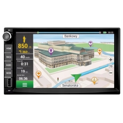 RADIO ANDROID GPS 2DIN 7'' WiFI BT RDS CARPLAY ANDROID AUTO 4/64GB KAMERA