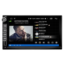 RADIO ANDROID GPS 2DIN 7'' WiFI BT RDS CARPLAY ANDROID AUTO 4/64GB KAMERA
