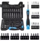 ZESTAW NARZĘDZI 63 ELEMENTY WALIZKA, BITY, WKRĘTY NASADKI, TORX, REDUKCJE