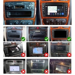 RADIO NAWIGACJA GPS MERCEDES CLK W209 W203 W463 6GB 128GB USB WIFI