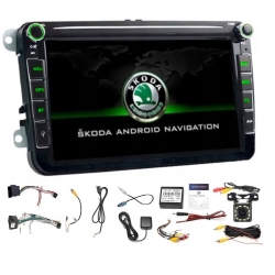 RADIO NAWIGACJA GPS ANDORID SKODA OCTAVIA II 2004-2015 WIF USB 2/64GB PO ZWROCIE