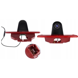 KAMERA COFANIA Z MONITOREM PEUGEOT EXPERT 2007-2016 HD FISHEYE 170 STOPNI