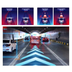 REJESTRATOR JAZDY ANDROID USB ADAS POMIAR PRĘDKOŚCI KOLIZJI 1920x1080p