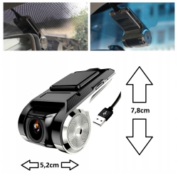 REJESTRATOR JAZDY ANDROID USB ADAS POMIAR PRĘDKOŚCI KOLIZJI 1920x1080p