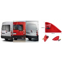 KAMERA COFANIA Z MONITOREM OPEL MOVANO 2010-2023 HD FISHEYE 170 STOPNI