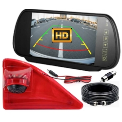 KAMERA COFANIA Z MONITOREM NISSAN NV 2010-2023 HD FISHEYE 170 STOPNI