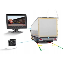 MONITOR REJESTRATOR 2X KAMERA COFANIA AHD FULL HD 1920x1080P TRYB NOCNY