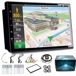 RADIO GPS 2DIN ANDROID AUTO CARPLAY USB RDS MP3 MP4 WIFI BLUETOOTH 4/64GB PO ZWROCIE