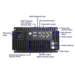 RADIO 2 DIN ANDROID AUTO BLUETOOTH CARPLAY FORD FOCUS MONDEO SMAX PO ZWROCIE