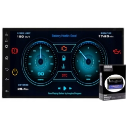 RADIO SAMOCHODOWE 2 DIN ANDROID GPS USB RDS BT CARPLAY 6/128GB MODEM SIM PO ZWROCIE