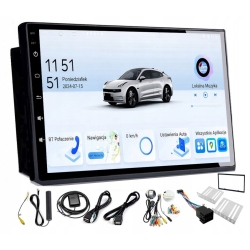 RADIO SAMOCHODOWE 2 DIN ANDROID GPS USB RDS BT CARPLAY 6/128GB MODEM SIM PO ZWROCIE