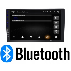 RADIO 1 DIN 9 CALI BLUETOOTH USB HD MP3 MP4 ANDROID AUTO CARPLAY MIKROFON PO ZWROCIE