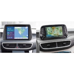 RADIO NAWIGACJA GPS HYUNDAI TUCSON 2018-2021 WIFI CARPLAY USB 2GB 64GB PO ZWROCIE