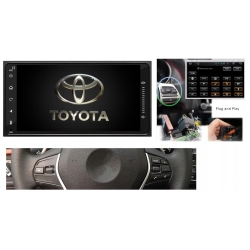 RADIO NAWIGACJA CARPLAY GPS TOYOTA RAV4 II COROLLA E12 YARIS AVENSIS 2/64GB PO ZWROCIE